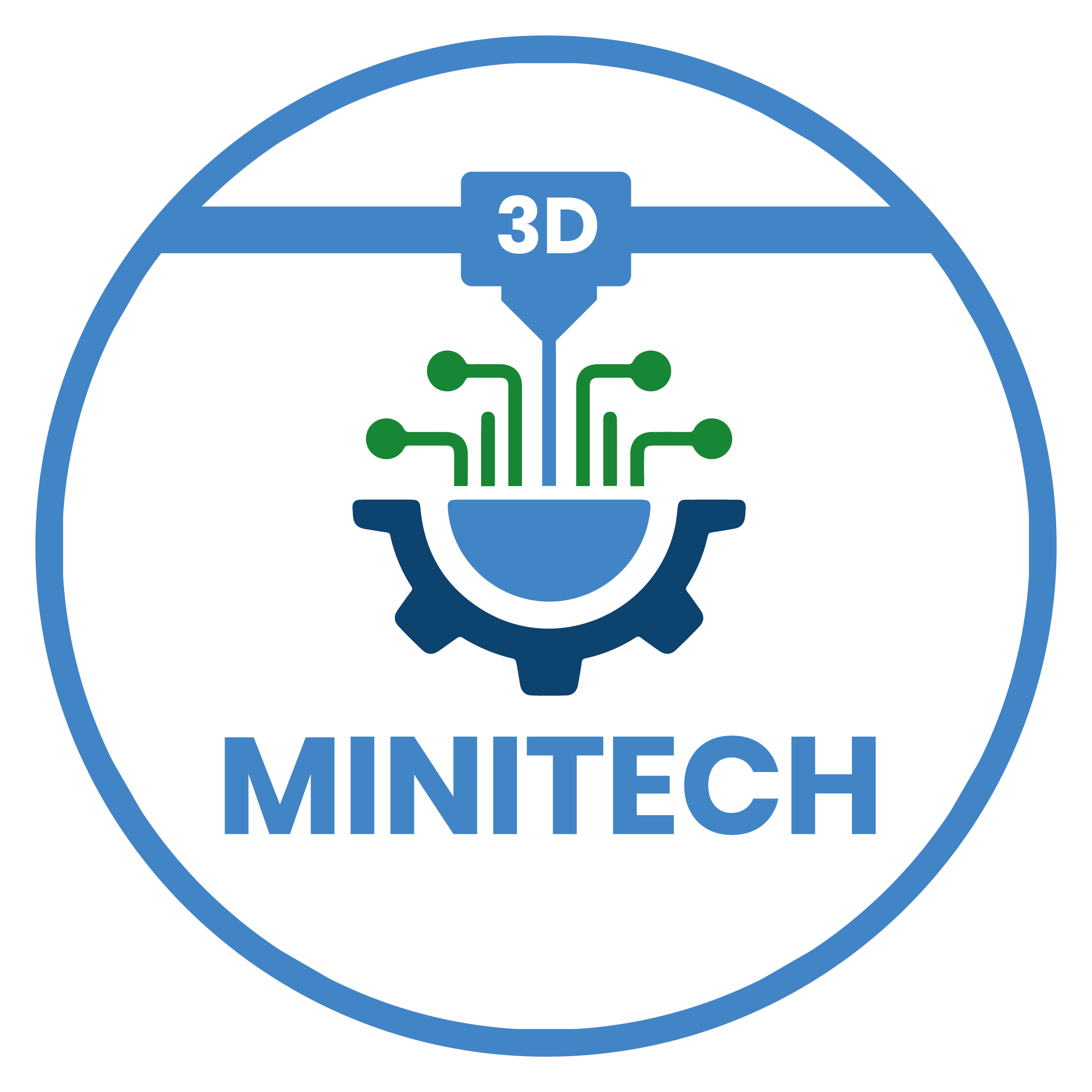 3D Mini Tech Logo
